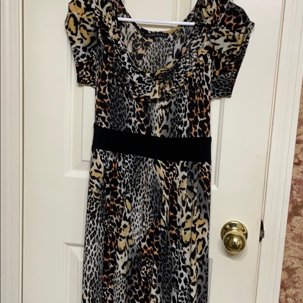 Leopard print dress